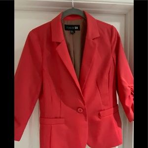 Forever21 Coral Pink Blazer (Medium)